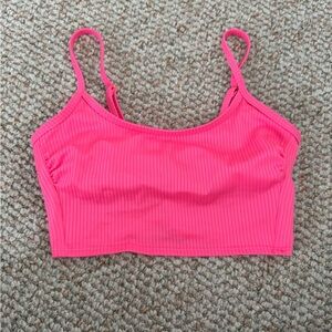 Wild Fable Neon Pink Ribbed Top